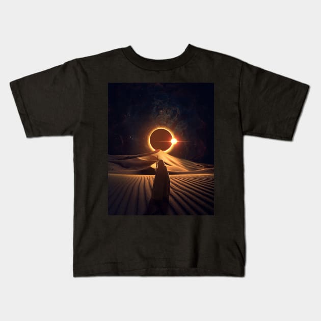 Dune Kids T-Shirt by Enki Art